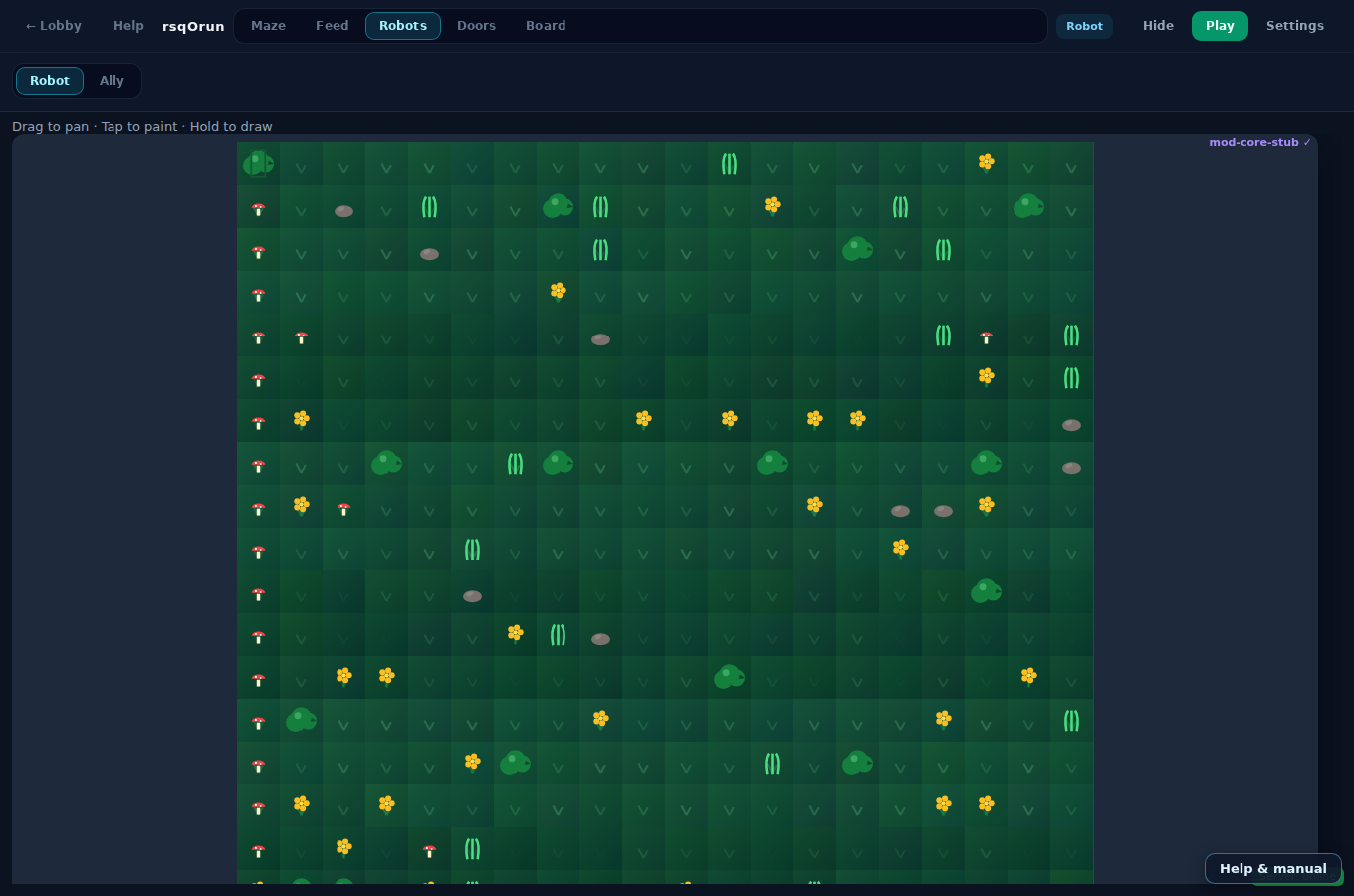 Robot and ally placement tools